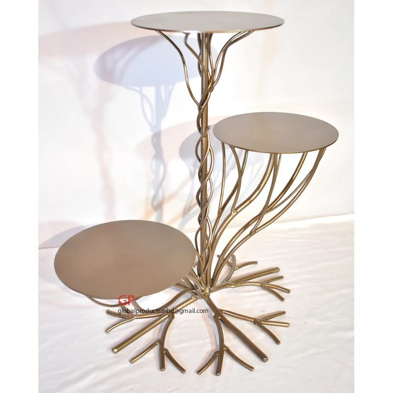 rose quartz cake display stand pink agate cake stand with gold trim for wedding & party