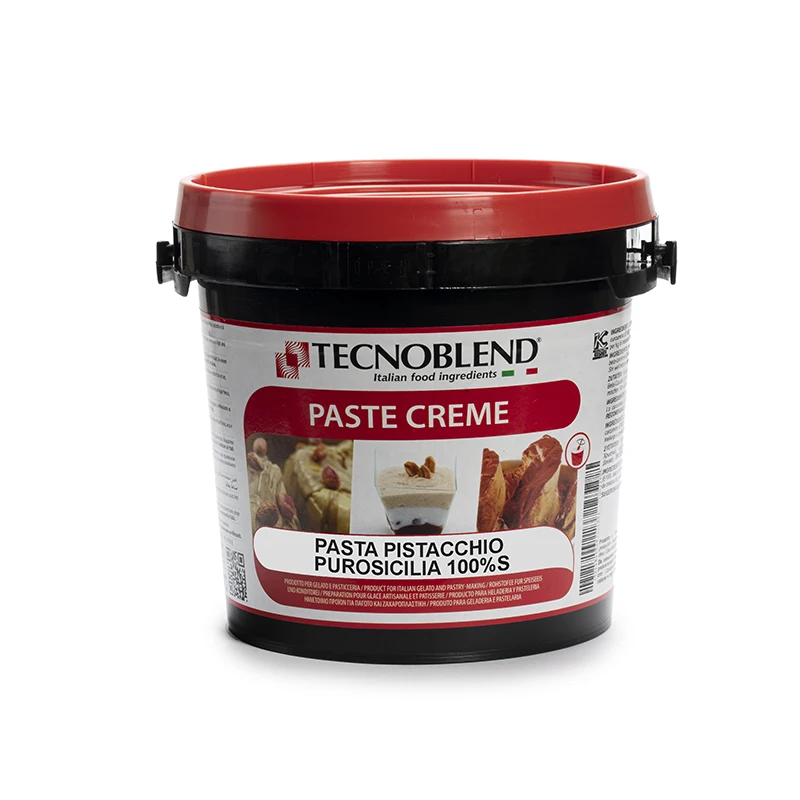 
TOP QUALITY Made in Italy CREAM PASTES Traditional Ice Cream PISTACHIO 100%- 2,5 kg Bucket 