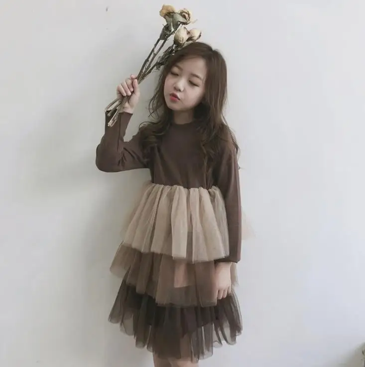 
Baby Girls Dress Clothing Mesh Layer Cake Dress New Spring Beautiful Girl Party Cute Tutu Dress Best Kids Clothes 