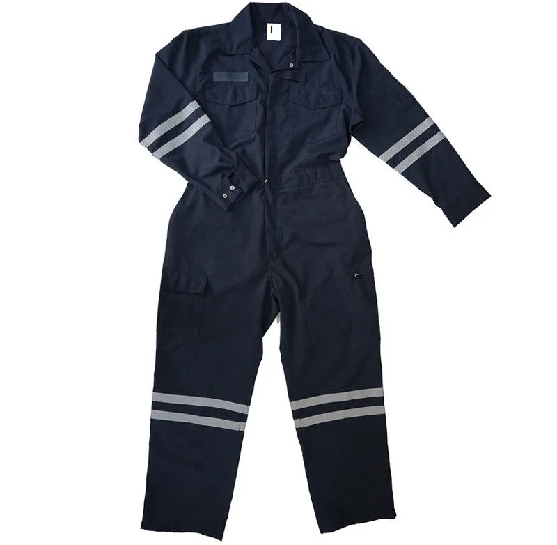 Wholesale Mechanic Industrial Safety Construction Oil Gas Steel Fixer Protective Reflective Uniform Safety Wears Working Suits