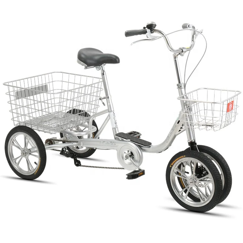 tricycle for Grocery shopping bicycle three wheel trike adult tricycle