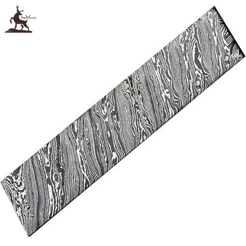 Штанга из дамасской стали ручной работы для изготовления ножей