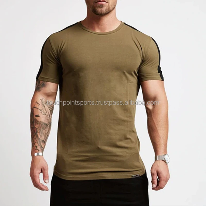 220gsm Combed cotton tshirt for men heavyweight t-shirt short sleeve men tee shirt
