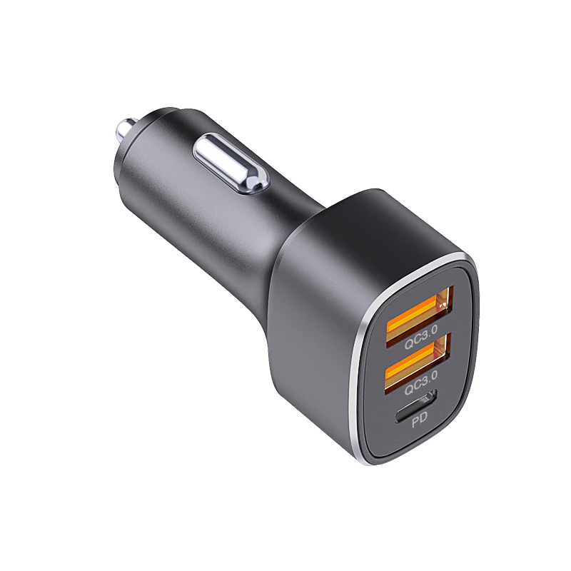car charger chargeur de voiture chargeur voiture CE ROHS certificate 3 port 56W for iphone and samsung