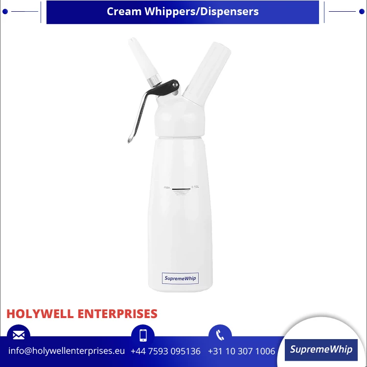 Professional Supplier of Aluminium Metal Type Supremewhip Whipper / Dispensers