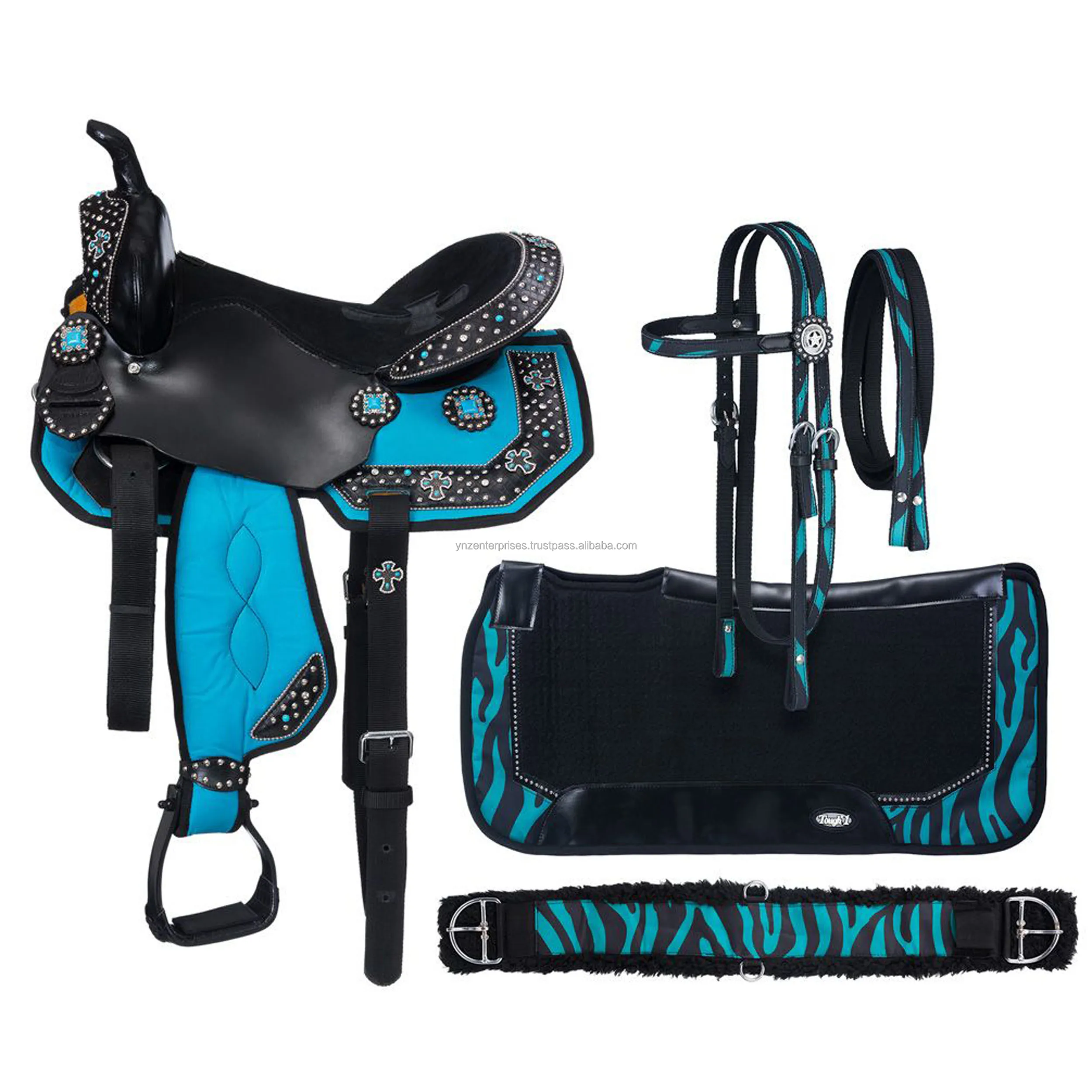 Synthetic Western Horse Saddle Genuine Leather Premium Synthetic Western Horse Saddle Classic Quality Saddle Size 10 to 18