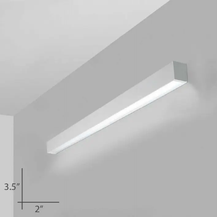 maxreallux 130LM Straight up down Linear Led  Light, Led Suspended Strip Light, Led Linear Project Light Lamp