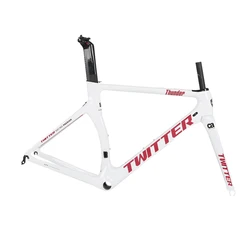China bicycle frames 700C EPS Aero race twitter Toray carbon road bike frameset