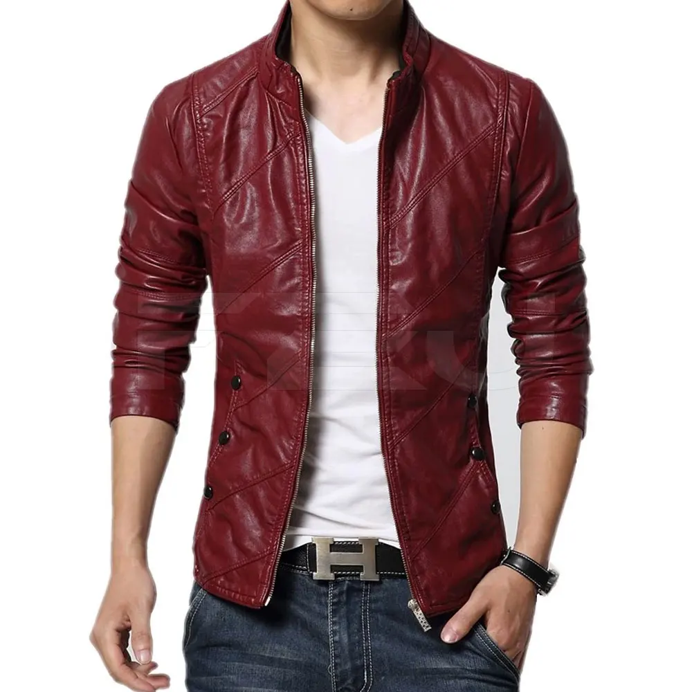 Most Popular Quality Custom Men Leather Jacket Pakistan Made Top Product