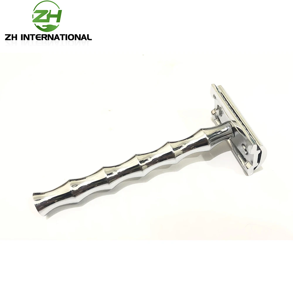 Export Quality Best Selling Double Edge Safety Razor Barber Stainless Steel Edge Customized Box Logo