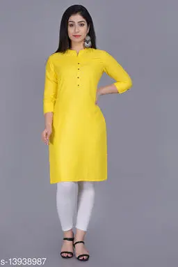 GORGEOUS TRENDY PRINTED  MUSTARD DESIGNER DRESS