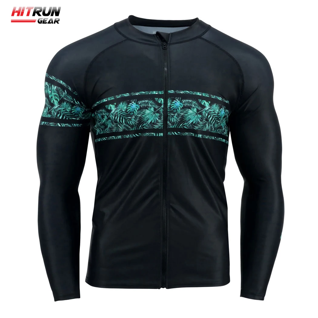 Мужская одежда для рыбалки плавательная рубашка топ жилет защиты от солнца Раш защита сыпи мужская с принтом