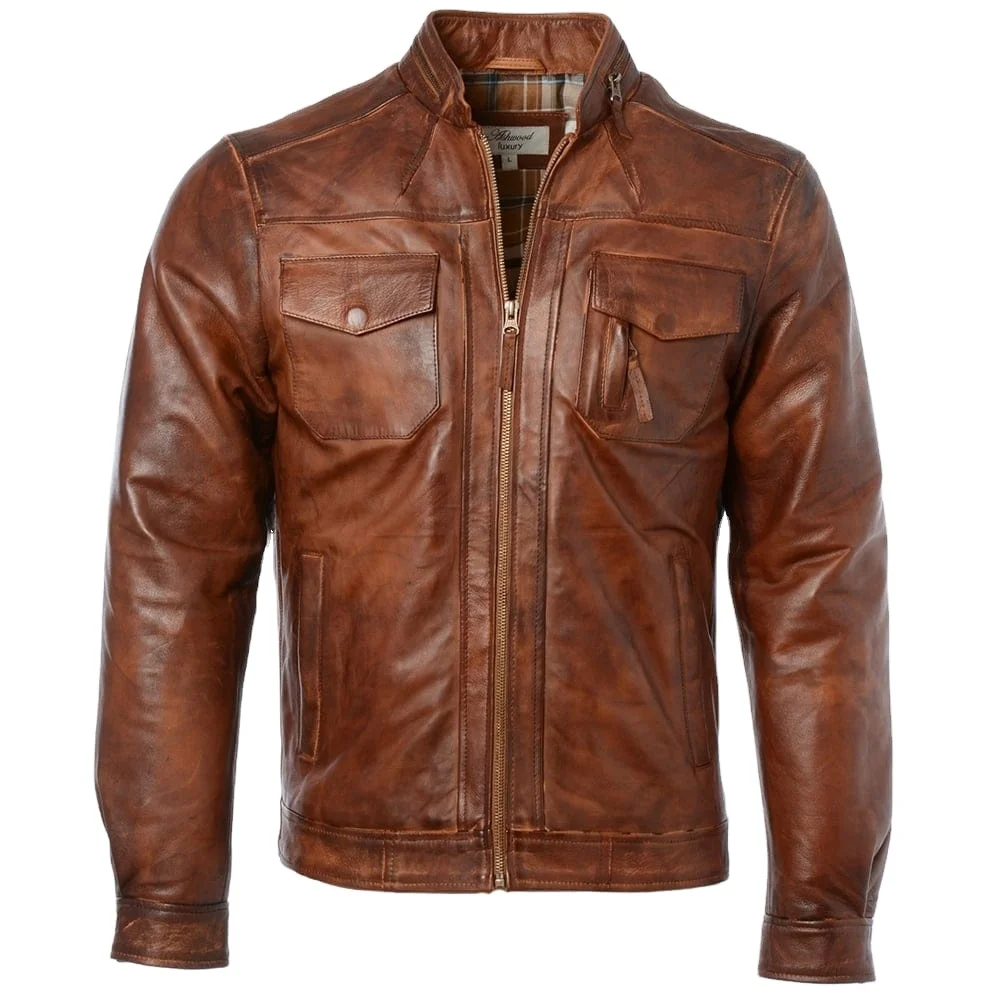 Plus Size Big Size  2XL-8XL Bomber Cruise Fashion Motorbike Racer Aviator and Field Leather Jackets