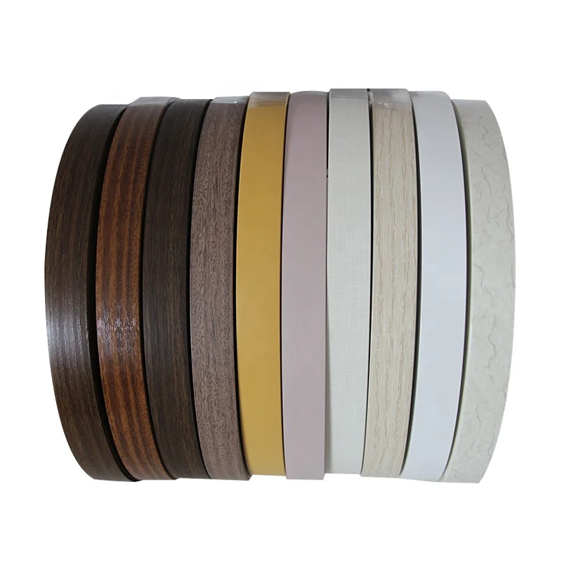Panel MDF Furniture PVC Laminate Edge Banding Plastic tape for cabinet kitchen