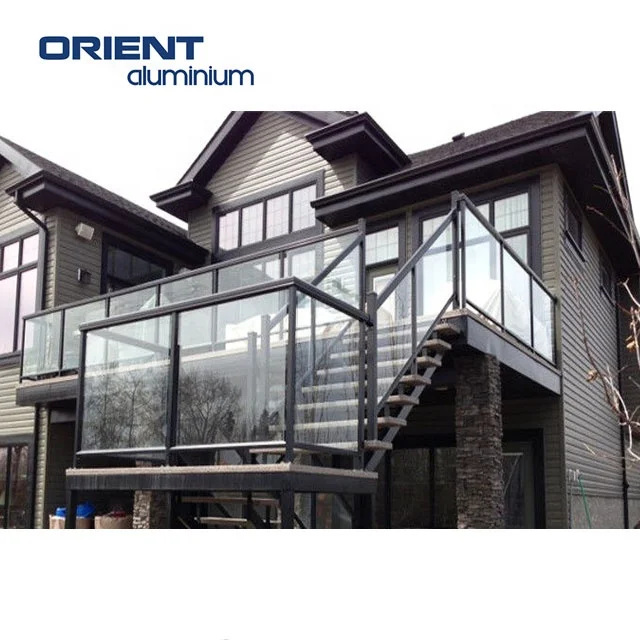 garde-corps en verre aluminium balustrades glass railing alibaba