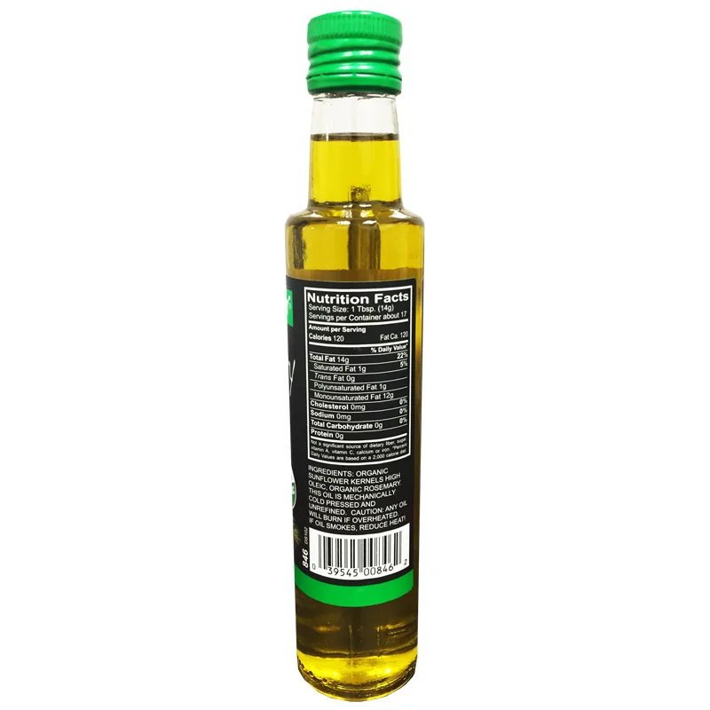 Deodourised vegetable oil