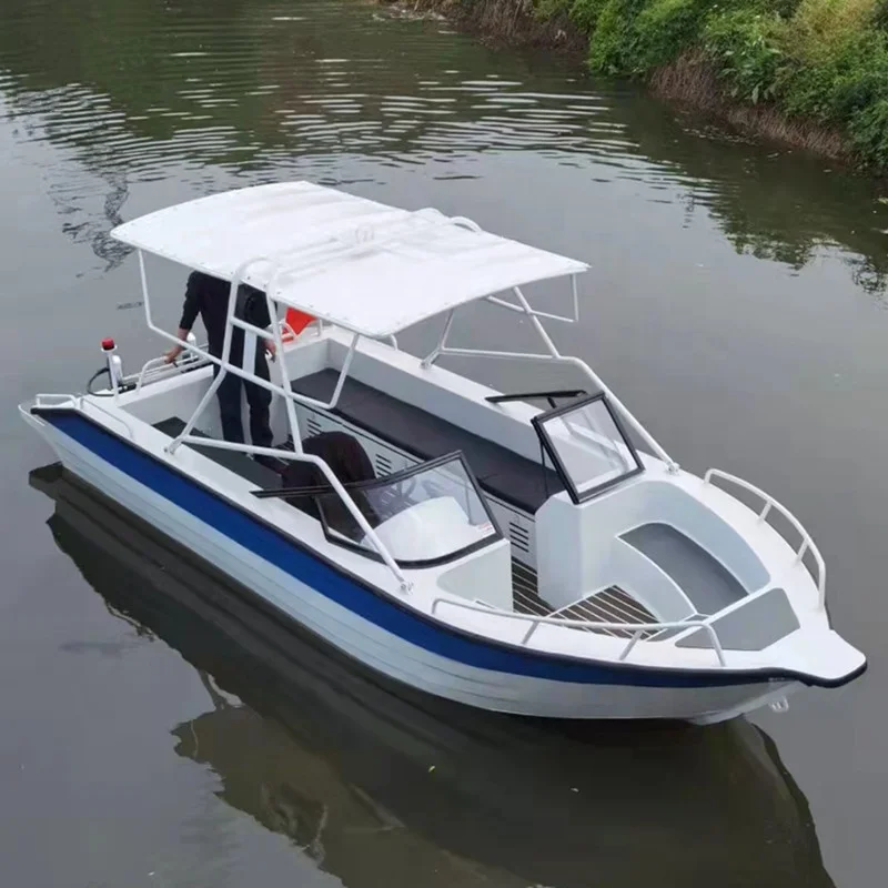 Adults Games Water Sport Equipment 19ft Small Yacht Aluminium Fishing Boat for Sale