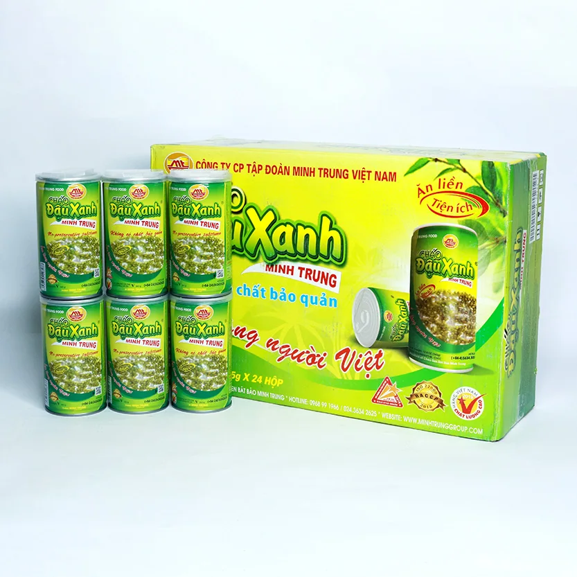 Canned Instant Green Bean Congee from Vietnam - No Preservative