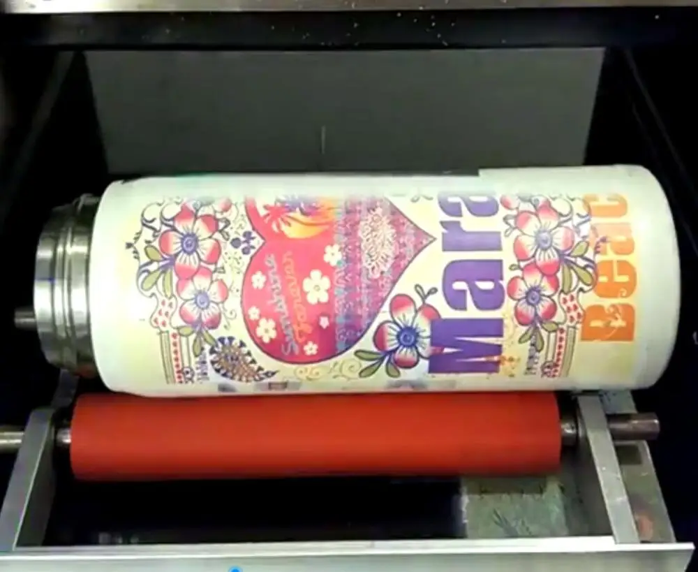 A3 wine glass bottle inkjet uv flatbed printer machine for plastic bottle