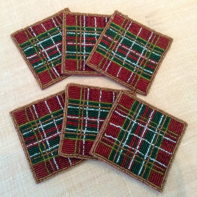 Hot Selling Wedding Party Beaded Tables Mats and Coasters