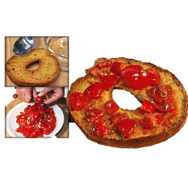 Хлебобулочные изделия итальянского качества, томатный орегано 260 г, жёлтая пшеничная семена, фризель для взлома