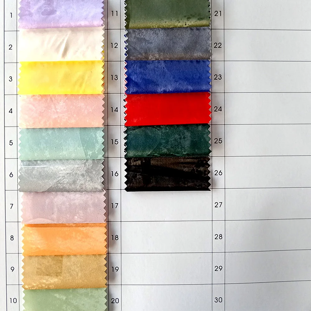380T Ultralight Wrinkle Nylon Fabric With Printed Release Paper Transfer Coating For Down Jackets