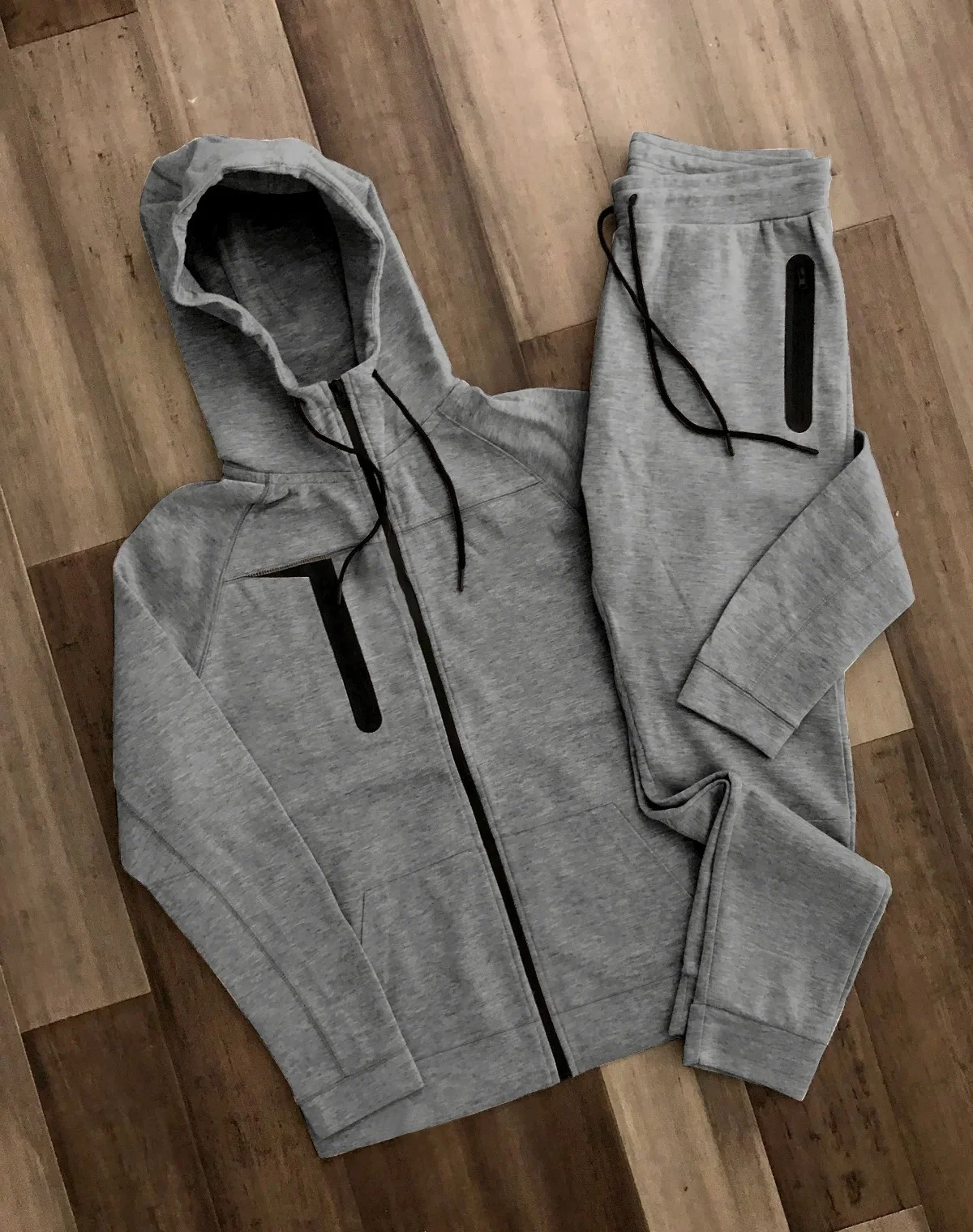 Wholesale custom training active wear blank zip up two piece sportswear men tracksuit sports men jogger track suits wear set