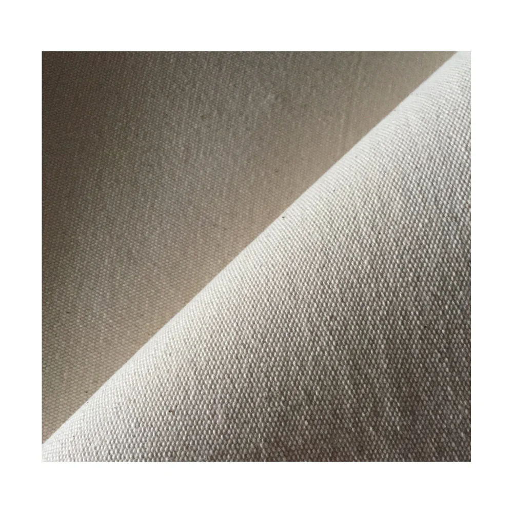 Лидер продаж 10 унций утки органический хлопковый холст материал многофункциональная ткань