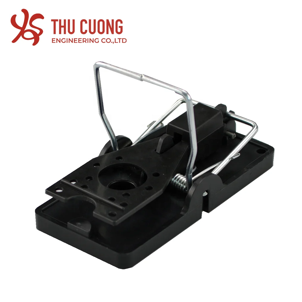 New Customized logo Reusable Premium Plastic Efficient High Sensitivity And Mini Easy Mouse Set Metal Wire Rat Mice Snap Trap