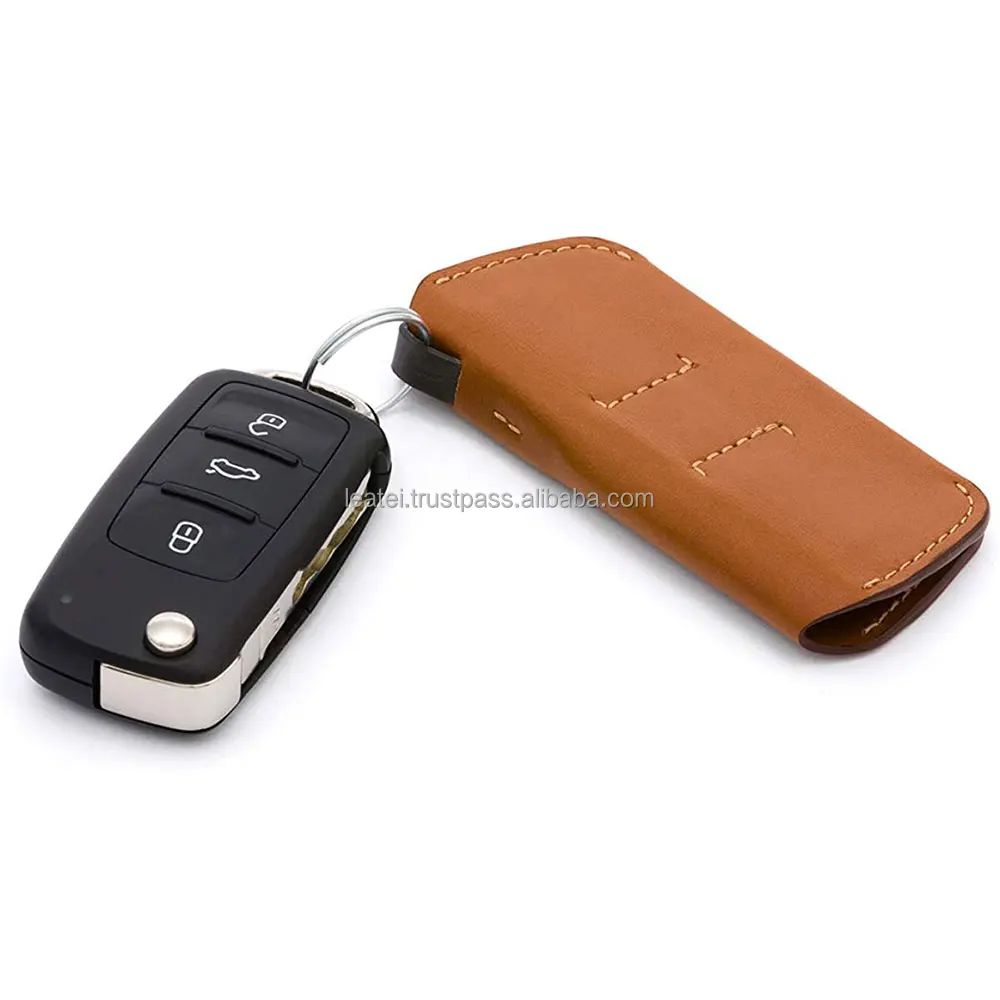 
High Quality Genuine Leather Key Chain Pattern Leather Key Holder Custom leather Key Holder Foldable Key Organizer Pakistan 