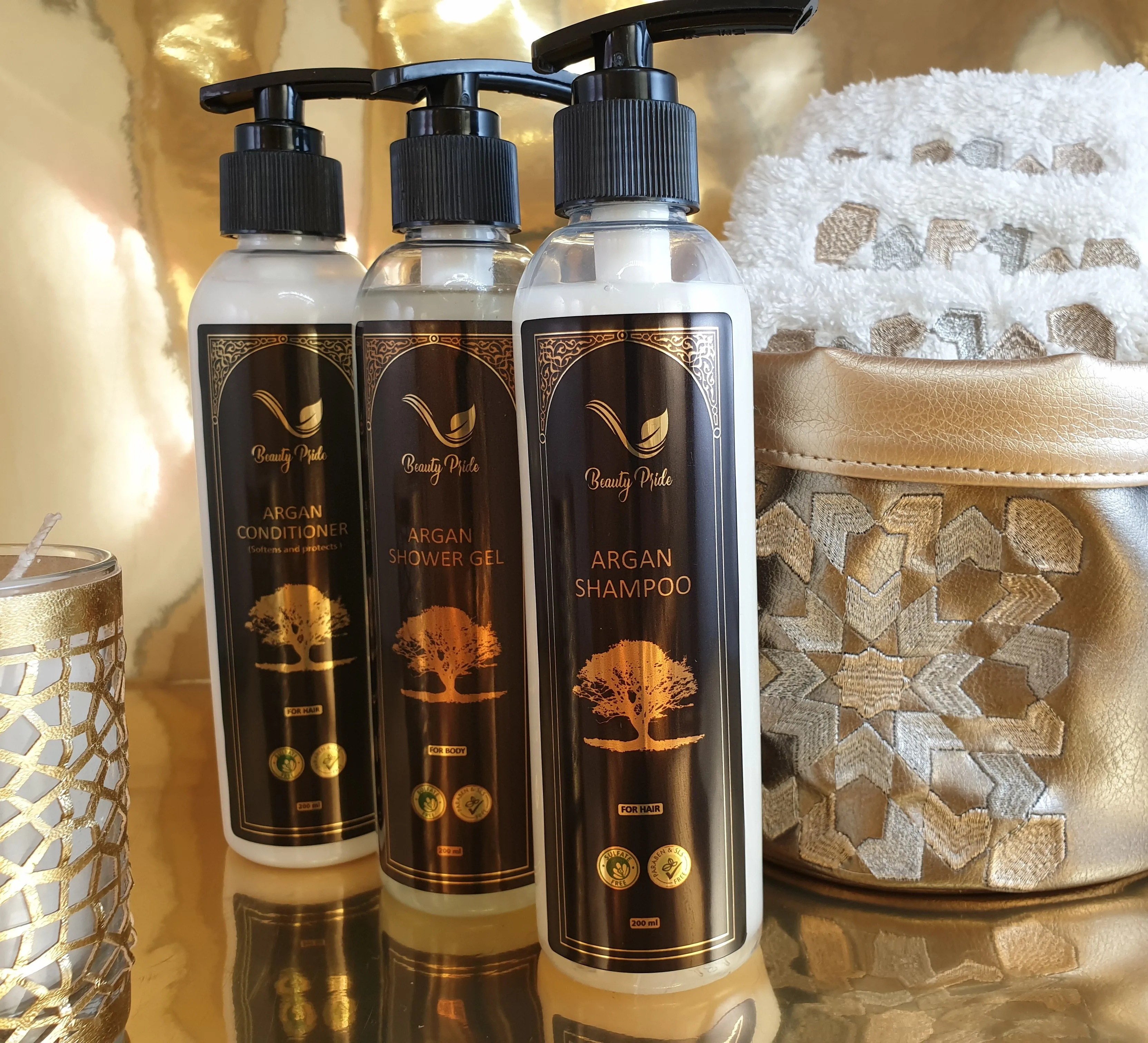 Кондиционер с аргановым маслом-все типы волос