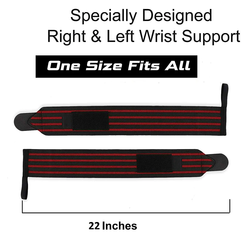 Gym Workout Wear Weight Lifting Wrist Wrap Custom Logo Cross Training Wristband Gym Accessories