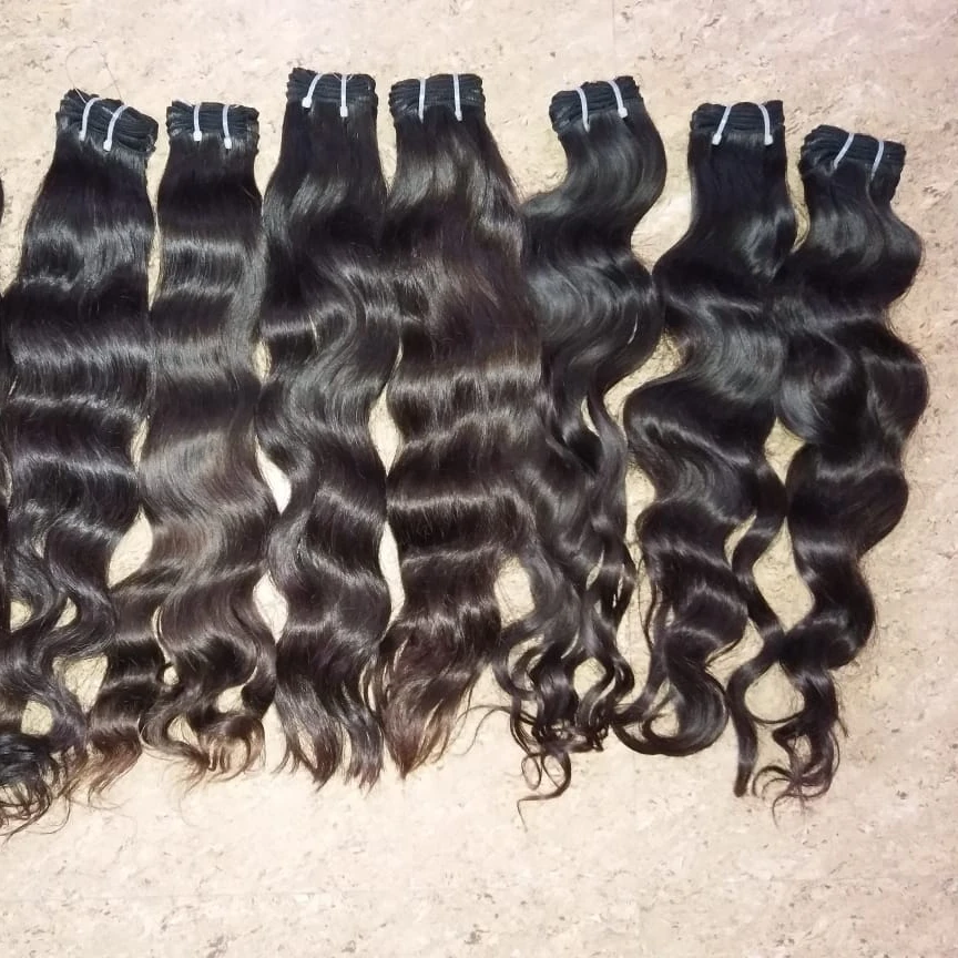 Water Hair Weaves Authentic Virgin Suppliers in Chennai From India Raw Temple Hairs