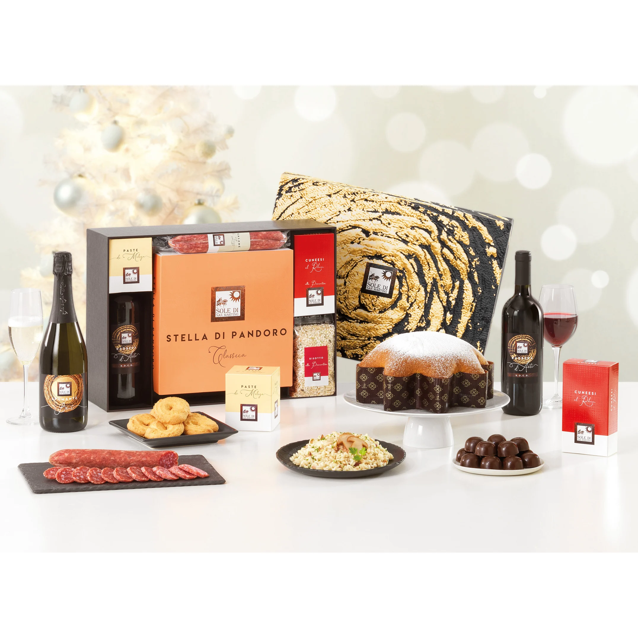 Food & beverage Italian PREMIUM Food & Wine bundle of products in giftbox KIT 8.1