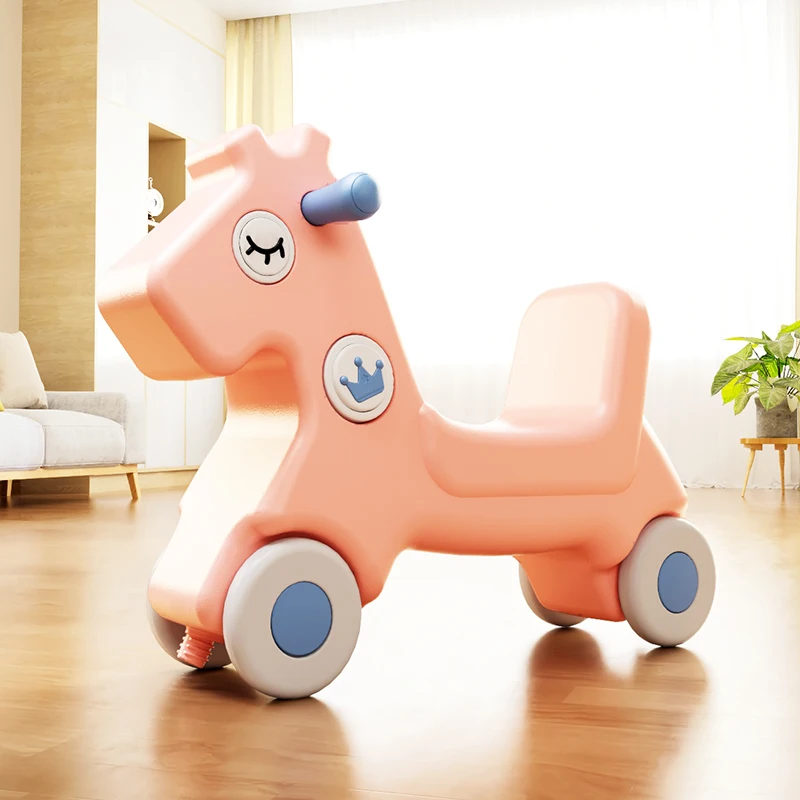
Wholesale Hot Sell Mechanical Rocking Horse Children Slide Rocking Horse Kids Deer Rocking Horse For Kindergarten Indoor Outdoo 
