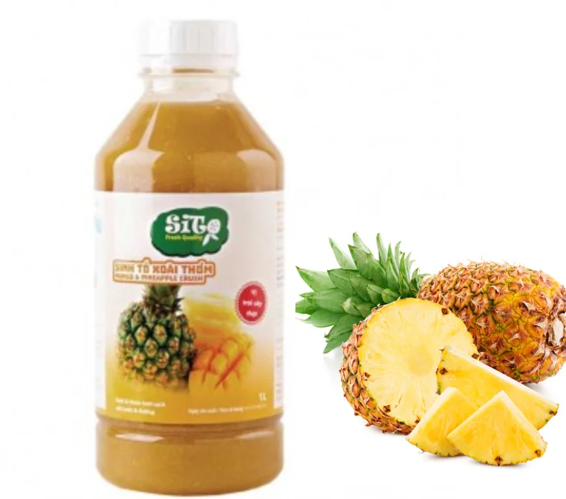 100% Natural Viet Nam Manufacturer Factory Price Sito Pineapple And Mango Juice 1L