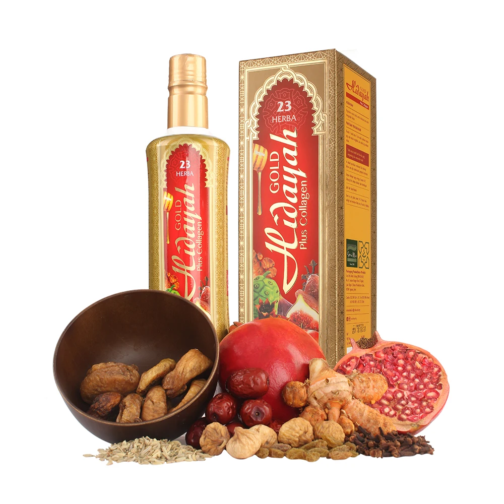 2021 New Product Gold Plus Herbs Collagen Drinks Help Asthma Person To Cure & Improve Asthma & Respiratory System