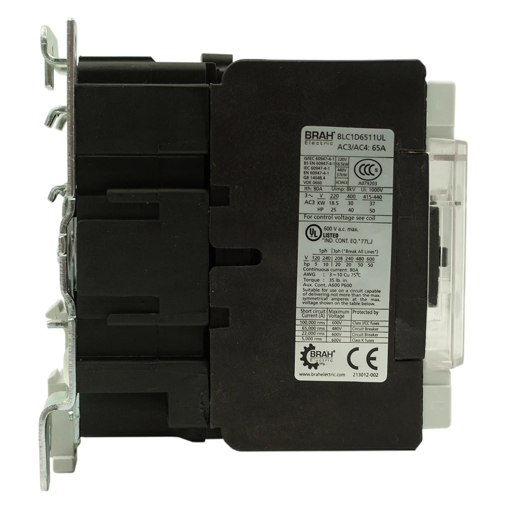 
BLC1D6511UL*U7 New In-Stock 65 Amp Chint Contactor Direct Substitute For LC1D6511UL-U7 From Brah Electric 