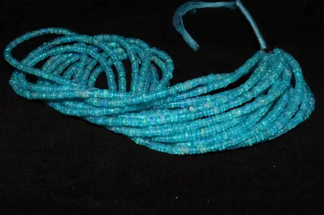  16 дюймов AAA класс Paraiba синий Эфиопский огненный опал Гладкий Круглый Бисер для ювелирных изделий