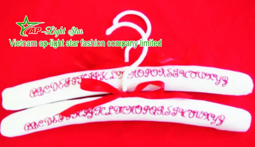 
Vietnam Embrioidery luxury design coat hanger for home 
