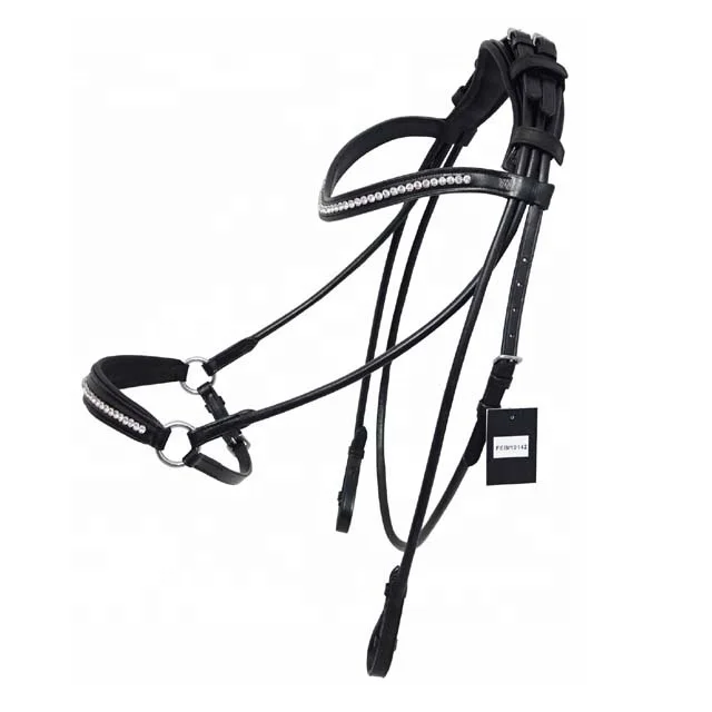 Indian Leather Horse Bridle.