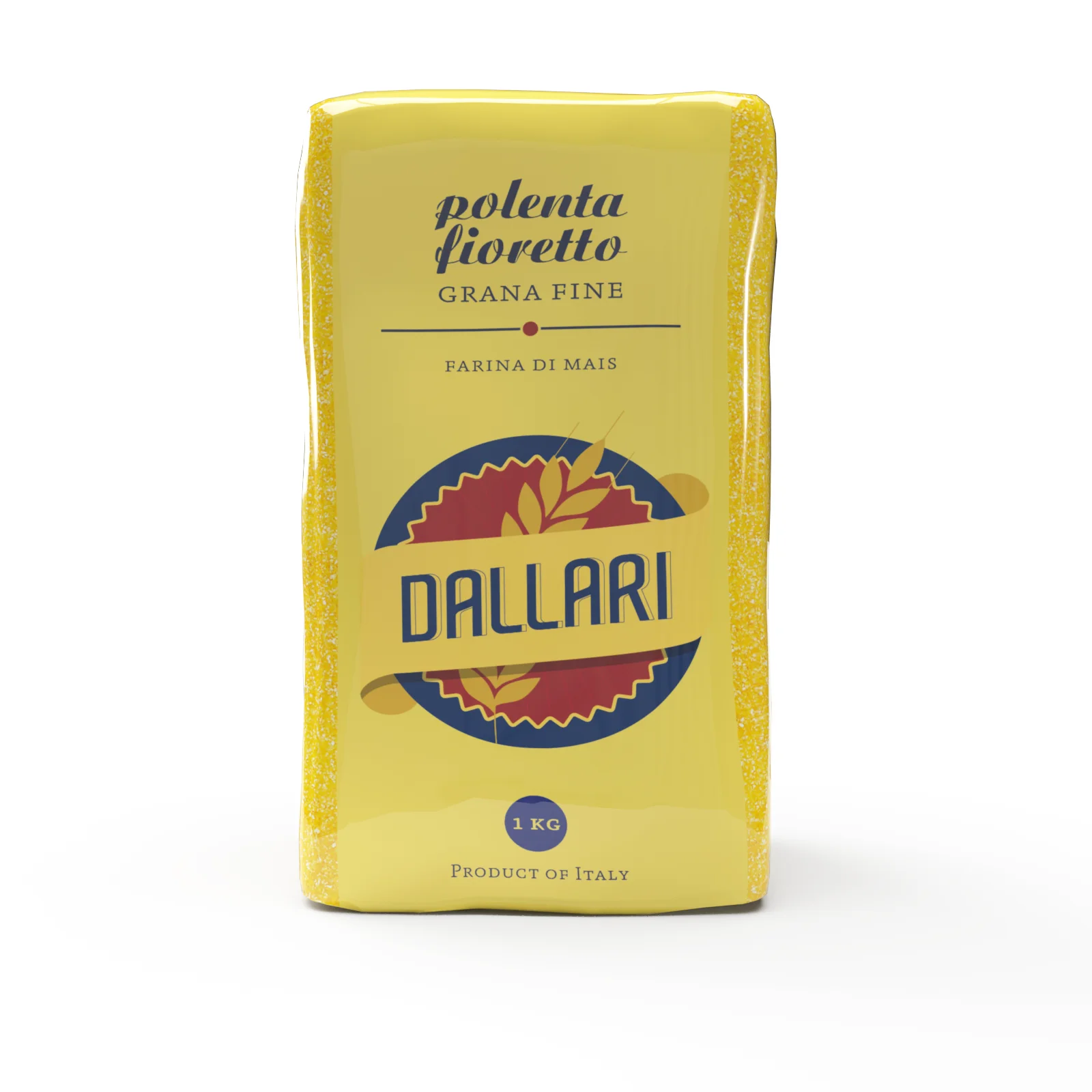 DALLARI HIGH QUALITY ITALIAN FINE GRAINED CORN FLOUR- POLENTA FIORETTO - 1KG