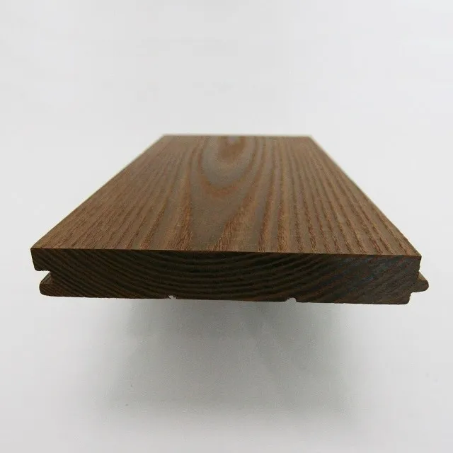Wide Board 150mm Raw Unfinished Indoor Solid Wood Floor Thermo Ash Hardwood Wooden Floors