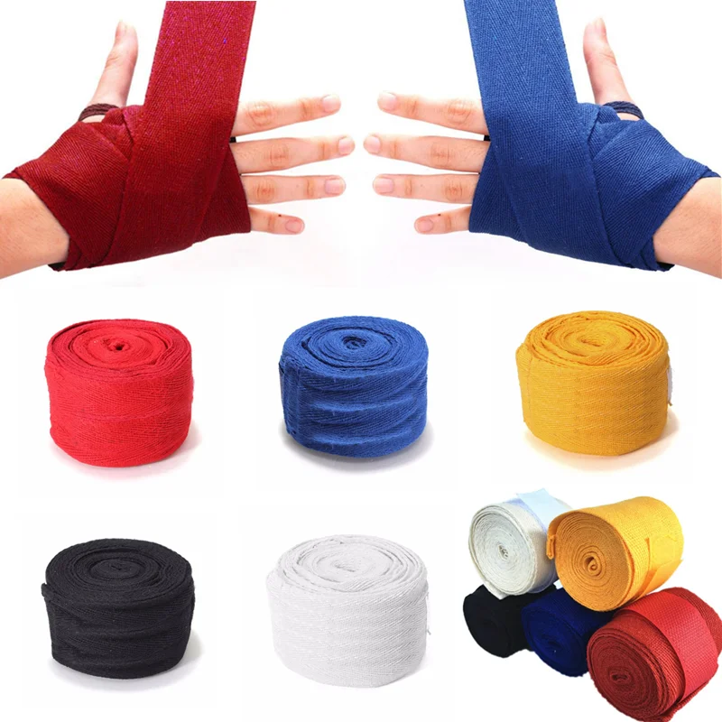 Factory Custom Boxing Hand Wraps Cotton boxing bandage Boxing Hand Wraps Training Protection