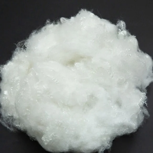 100% Polyester Staple Fiber 2.5D Micro Solid White Vikohasan Manufacturer and synthetic fiber and GRS recycled polyester fibre