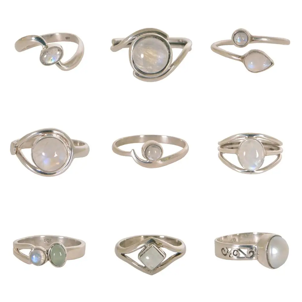 New Design Round Peridot Gemstone Ring Wholesale 925 Sterling Silver Handmade Birthstone Jewelry