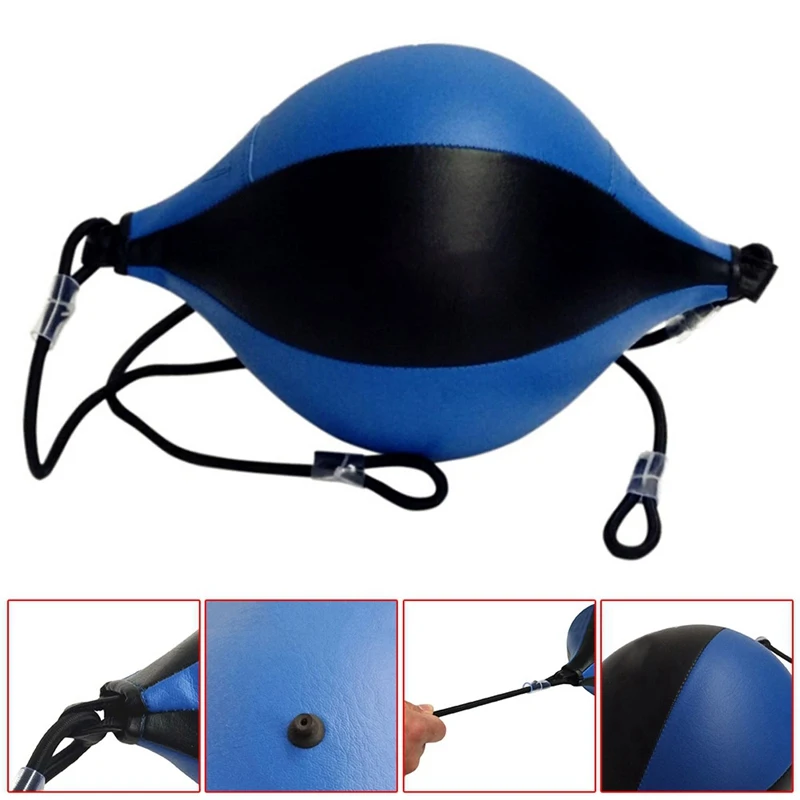  Двухсторонний скоростной мяч с логотипом на заказ тренировочная сумка для MMA из искусственной кожи бокса