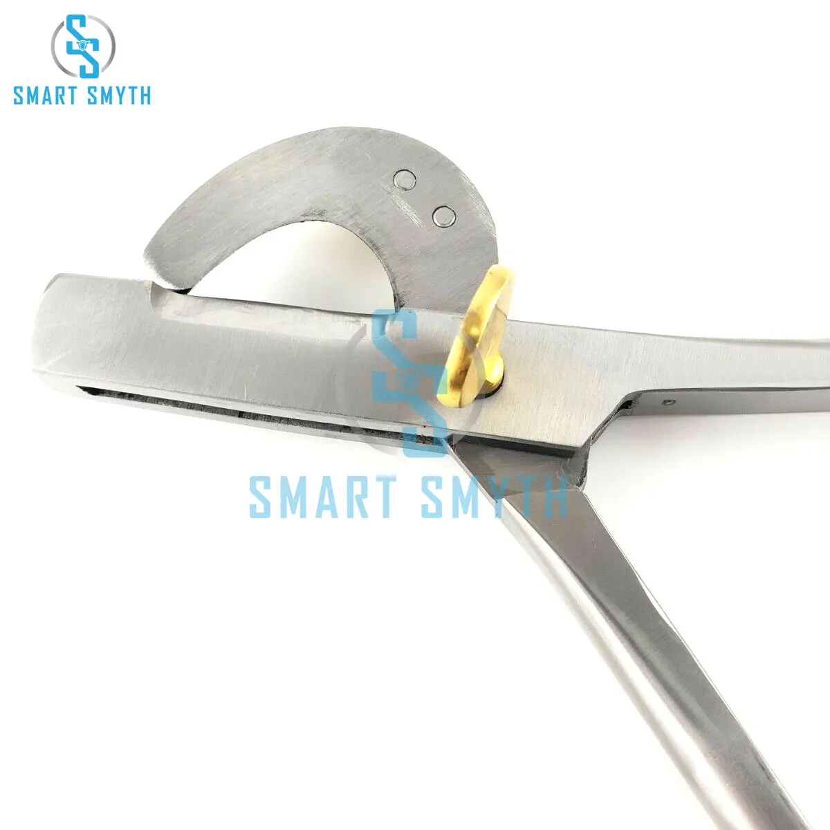 Tail Docking Emasculator 12 Double Crush Castration Veterinary Gold Tip & Key Veterinary Instruments