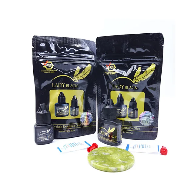  Женские черные клей 10 мл для оптовая продажа ресниц наращивания профессиональный Сделано в Корее продажи хорошее качество