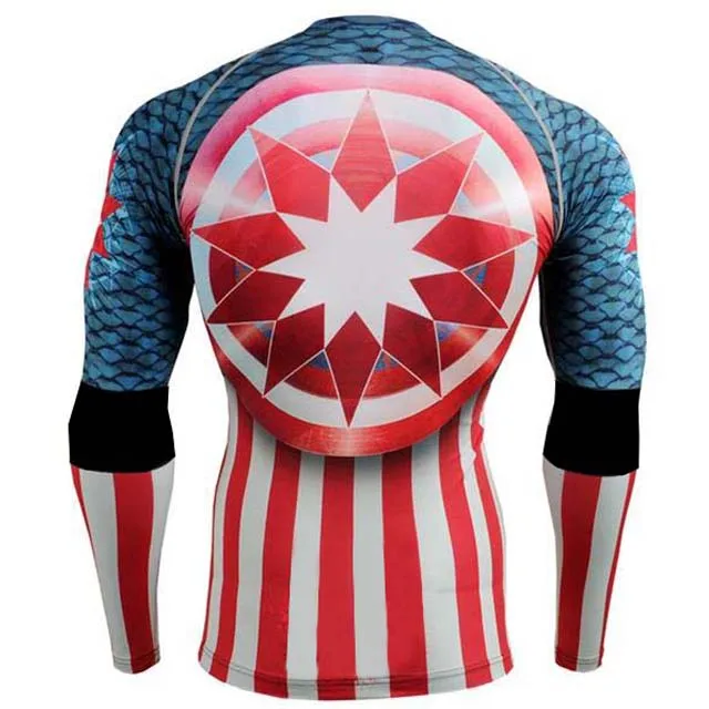 Дышащая полностью сублимационная Высококачественная Мужская спортивная одежда с круглым вырезом